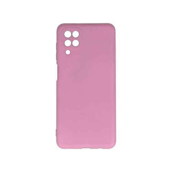 Capa de Silicone com Moldura de Câmera para Samsung Galaxy A22 4g Rosa